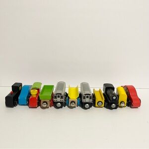 Wooden Car Train Wooden Toddler Toy Lot Vehicle Car Bundle Boy Girl